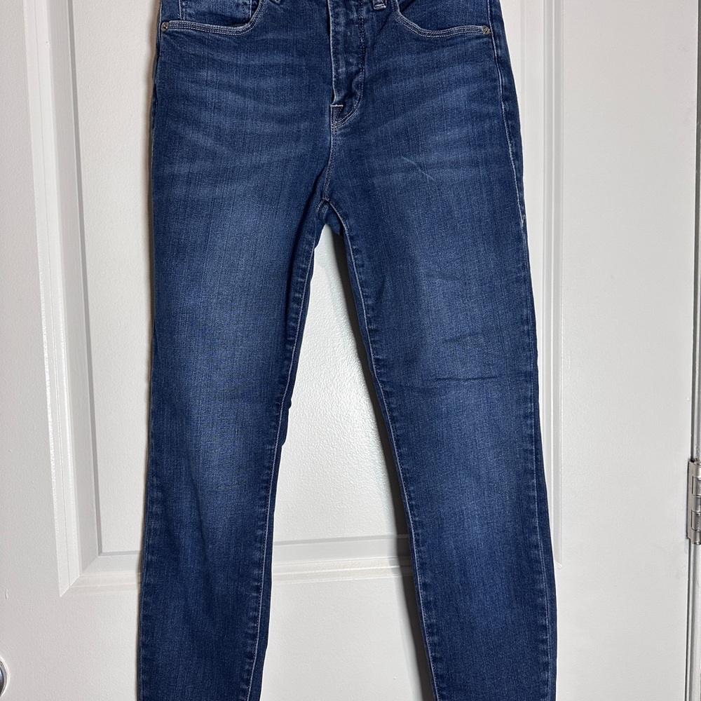 Good American Good Leg Crop Jeans